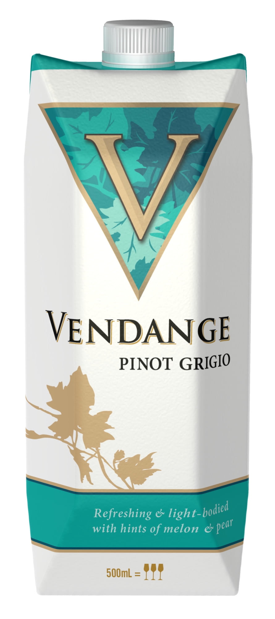 Vendange Pinot Grigio White Wine, 500ml Carton