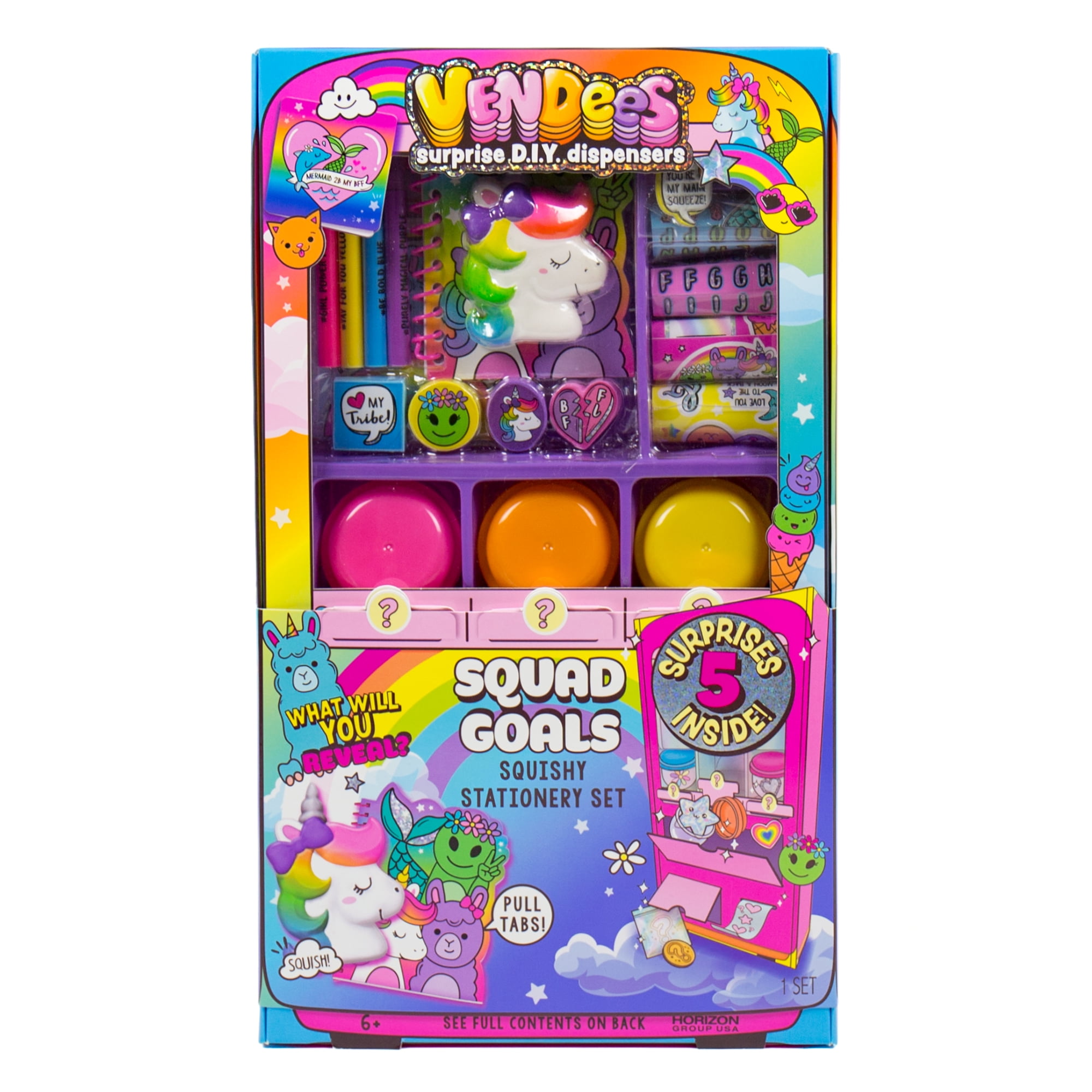 Studioスクイーズ多数 32点セット　Dami.DD.Doro 他 Vendees Squad Goals Squishy Stationery D.I.Y. Dispenser - Walmart.com