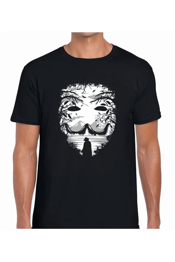 Vendetta Landscape Cool Joke Design Top Unisex S-5XL T-Shirt