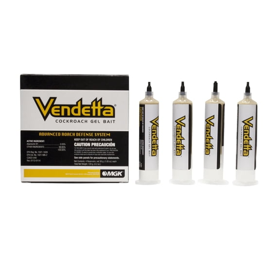 MGK Vendetta Plus Cockroach Gel Bait 5 Packs (20 Tubes Total) 4 oz Each