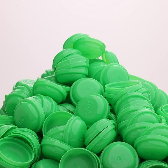 Vending Machine Capsules - 1.1 Inch Tiny Frosty Clear-Colored Acorn Capsules - 30 Pcs Empty Toy Capsules - Plastic Capsules for Toys - 28 mm Prize Machine Capsules - Small Colored Containers