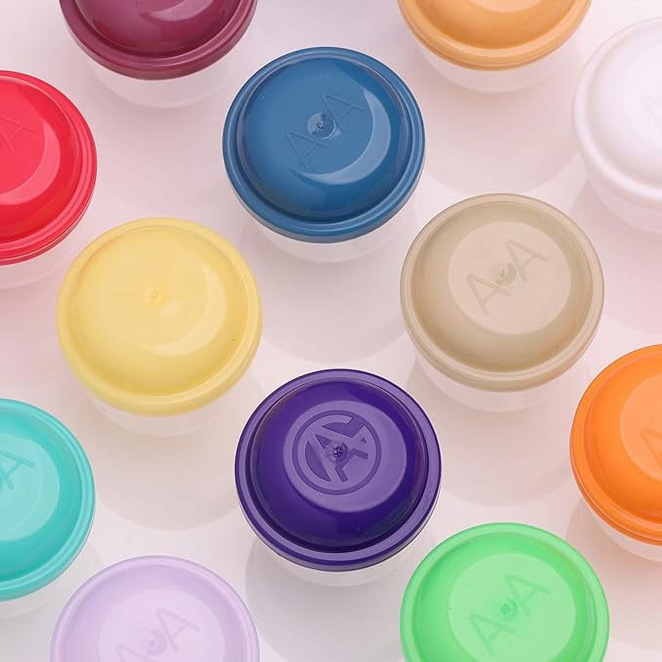 Vending Machine Capsules 1.1 Inch Tiny Frosty ClearColored Acorn