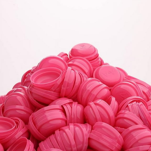 Vending Machine Capsules - 1.1 Inch Tiny Frosty Clear-Colored Acorn Capsules - 30 Pcs Empty Toy Capsules - Plastic Capsules for Toys - 28 mm Prize Machine Capsules - Small Colored Containers