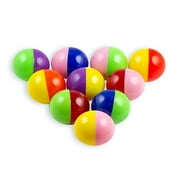 Vending Machine Capsules in Bulk - 100 Pcs Toy Capsules - Assorted Colors 1.3 Inches Oval Plastic Capsules - Prize Container Vending Capsule - Plastic Party Favor Containers