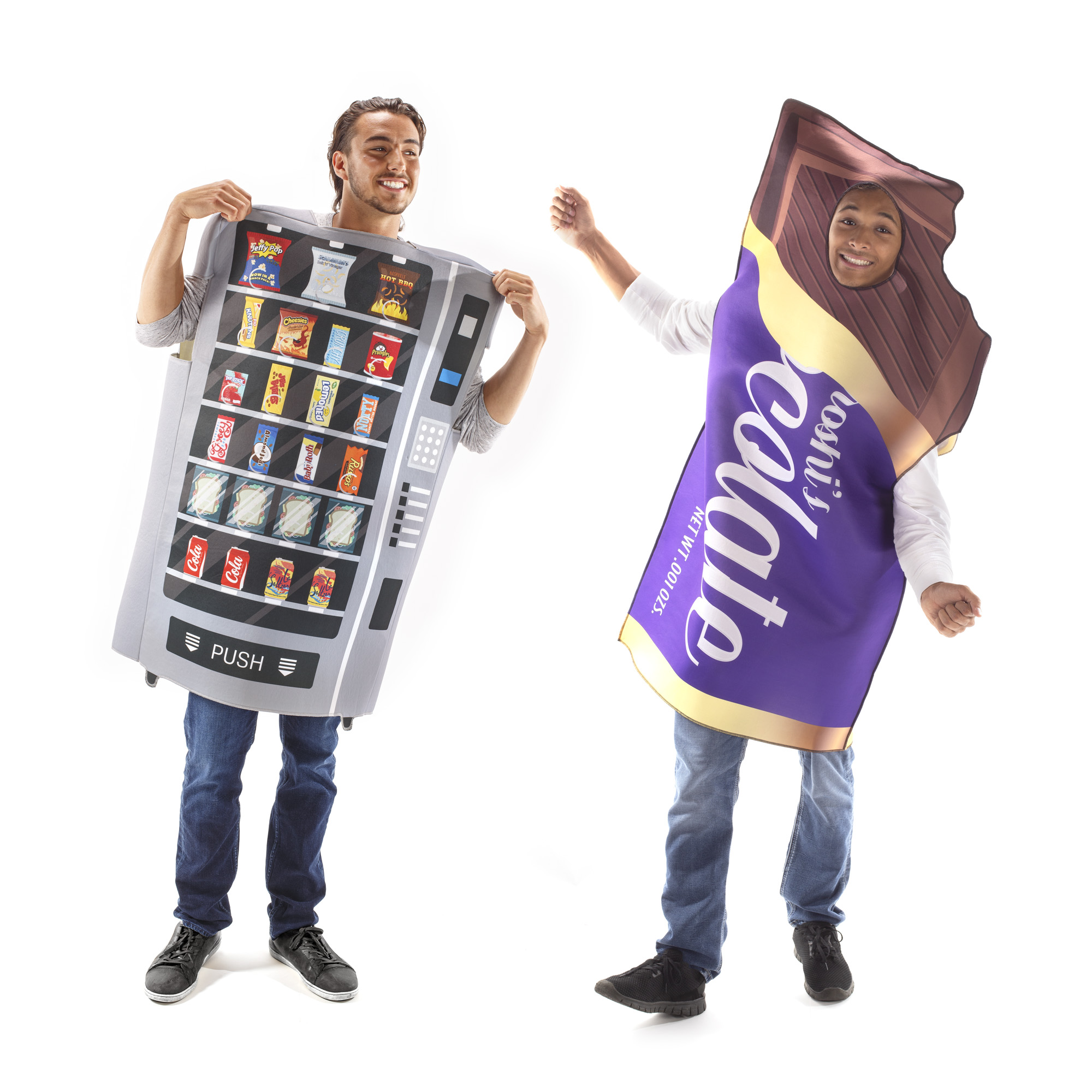 Vending Machine & Chocolate Bar Halloween Couples Costume Funny Food