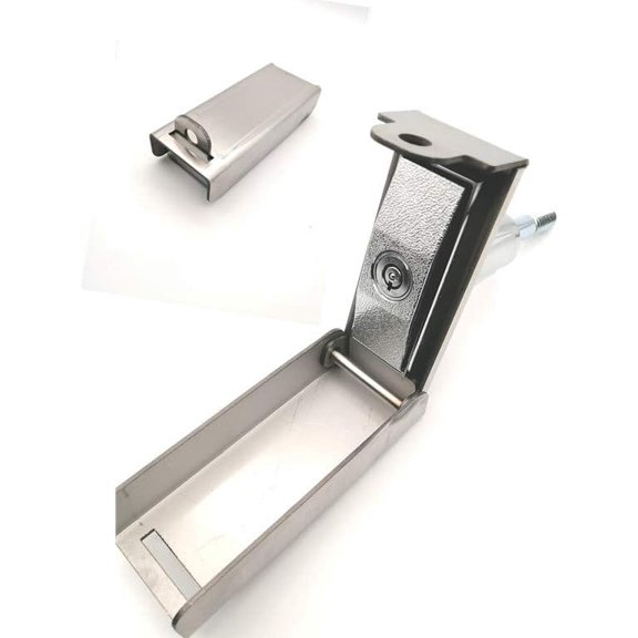 Vending Machine Door Lock Stainless Steel Protection Cover, T Handle Vending Machine Lock Protection Cover, to Prevent the Lock Cylinder from Being Stolen or Damaged