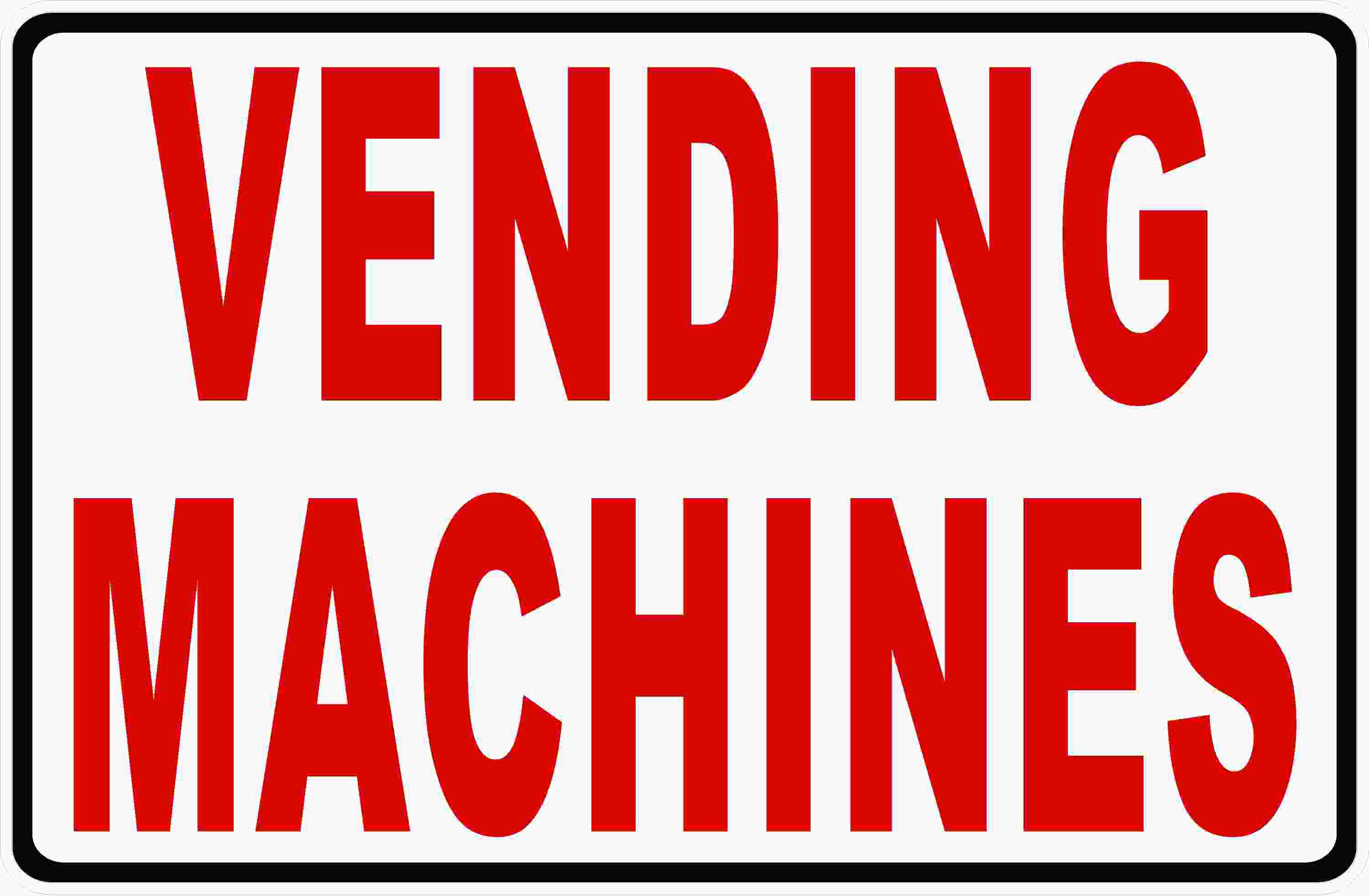 Vending Machines Sign - Walmart.com