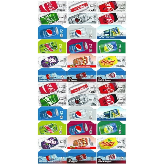 Vending-World - 36x Flavor Strip For 12 oz Cans Soda Pepsi Coke Vending, fits Dixie Narco, Vendo