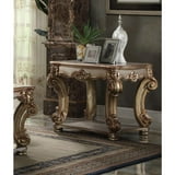 ACME Vendome End Table - - Gold Patina