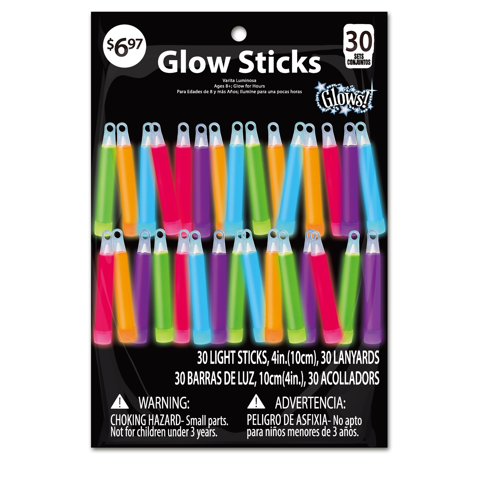 dealsKart Glow in The Dark Stick Color Full Stick Bands Assorted