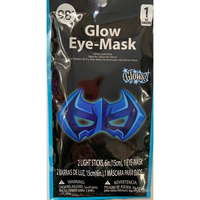 Glow in the dark mask with no selling eyes