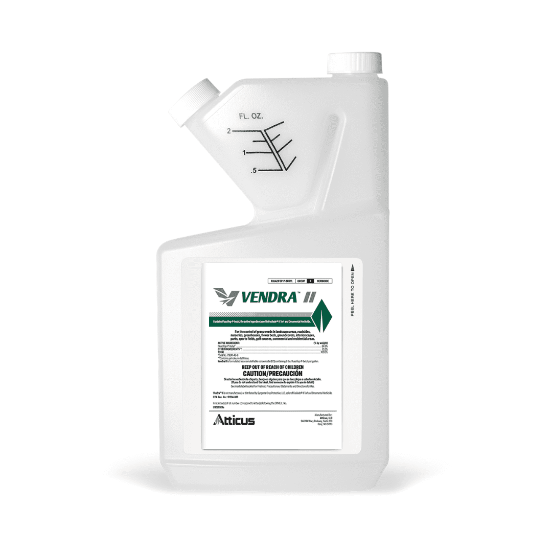Vendra II Turf and Ornamental Selective Herbicide (32 oz) - 24.5% Fluazifop  - Control Bermudagrass, Barnyardgrass, Crabgrass, Foxtail, Goosegrass and  ...
