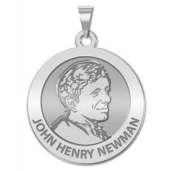 Venerable John Henry Newman Religious Medal - 1 Inch Size of a Quarter -Sterling Silver