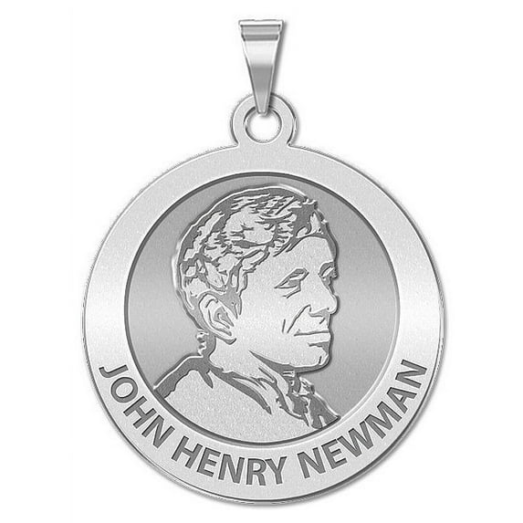 Venerable John Henry Newman Religious Medal - 3/4 Inch Size of a Nickel -Sterling Silver