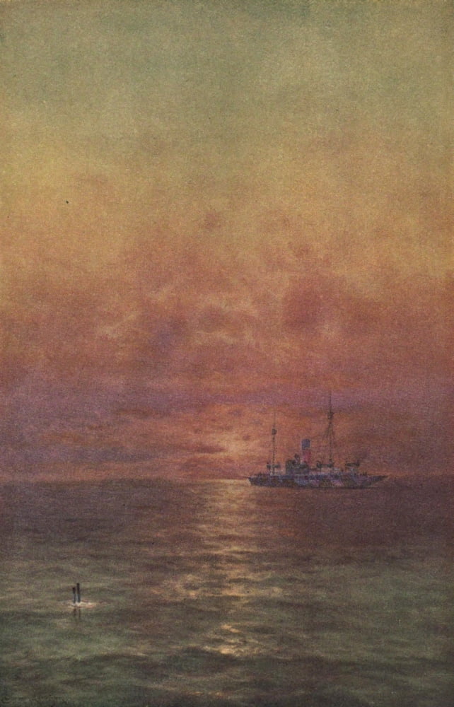 Venetia 1919 Lying in Wait Canvas Art - CD Robinson (18 x 24)