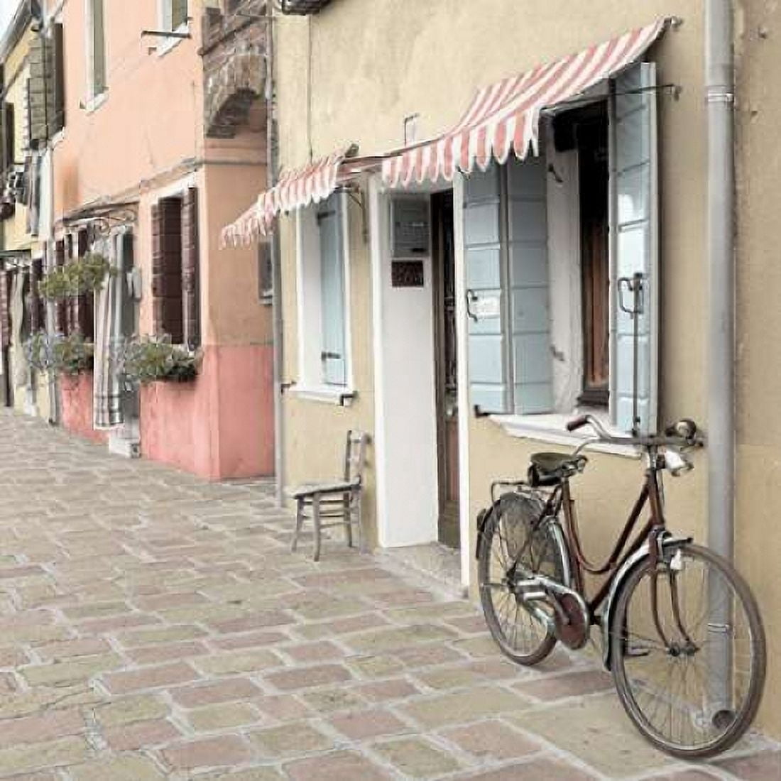 Venetian Bicycle Canvas Art - Alan Blaustein (24 x 24)