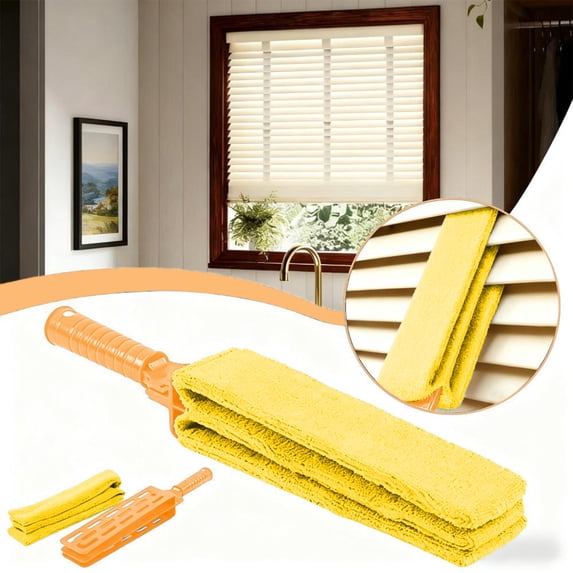 Venetian Blind Cleaning Brush, Multi-Purpose Air Conditioner Vent, Radiator and Fan Gap Cleaning Tool, Efficient Dust and Lint Removal, Soft and Gentle on Surfaces