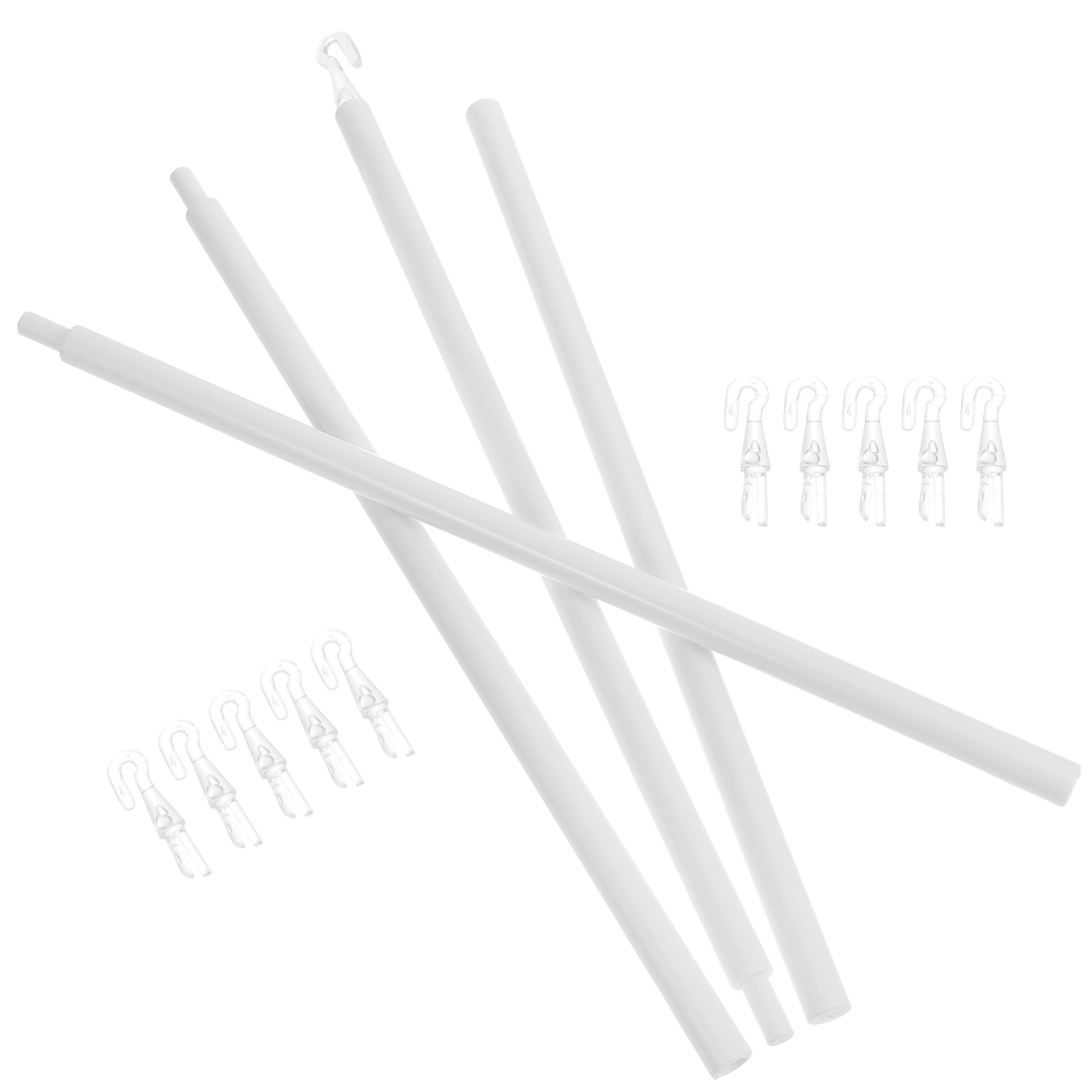Blind Rod Plastic for Drapery Rods Vertical Pull Curtain