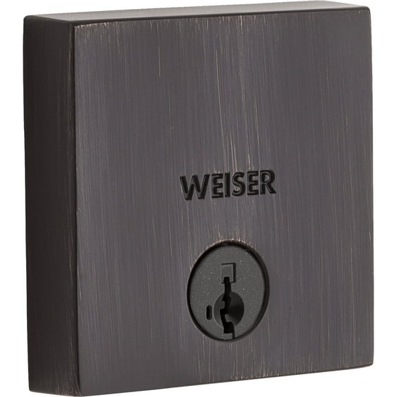 Venetian Bronze Downtown Single Cylinder Smart Key Deadbolt Lock