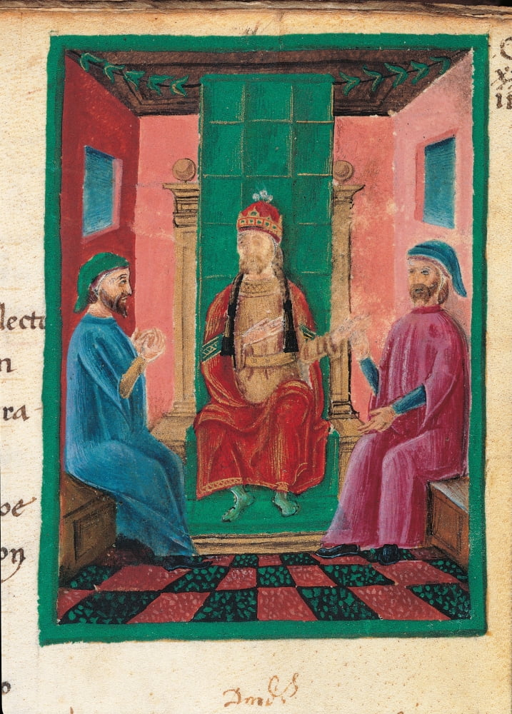 Venetian Chronicle Transcribed By Gasparo Zancaruolo From The Origins Of The City To 1446 Canvas Art - (18 x 24)