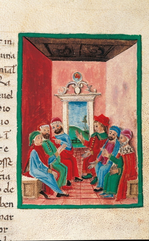 Venetian Chronicle Transcribed By Gasparo Zancaruolo From The Origins Of The City To 1446 Canvas Art -  (24 x 36)