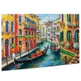 thumbnail image 1 of Venetian Gondolas Ride 500 Piece-Format Puzzle Vibrant Venetian Scenery Matte Finish for Enhanced Visuals Eco-Friendly Materials, 1 of 5