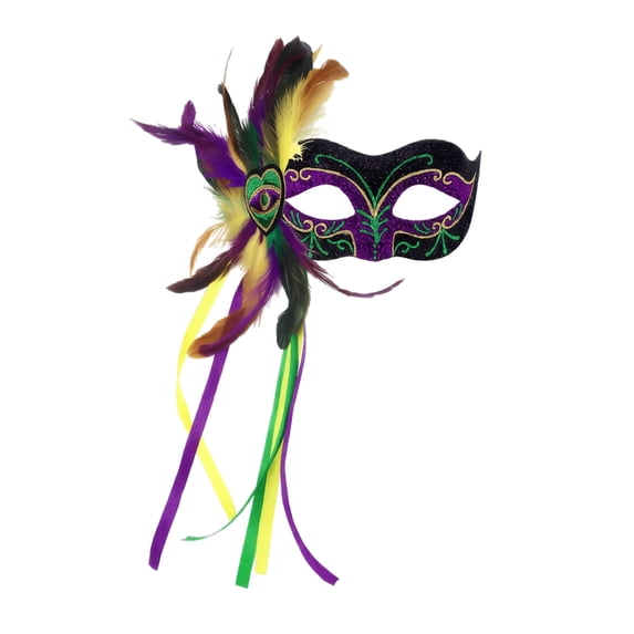 Venetian Mask, Cosplay Mask, Halloween Mask, New Mardi Gras Masks for Women With Feathers - Womens Mascarade Venetian Mask for Masquerade Party, Mardi Gras, Halloween Cosplay Prom, Christmas
