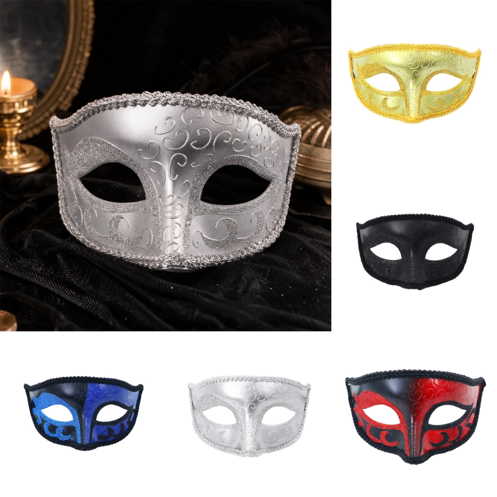 Golden Mask Project Venetian Masquerade Masks 7 Inch Masquerade Eye Mask Masquerade Mask ...