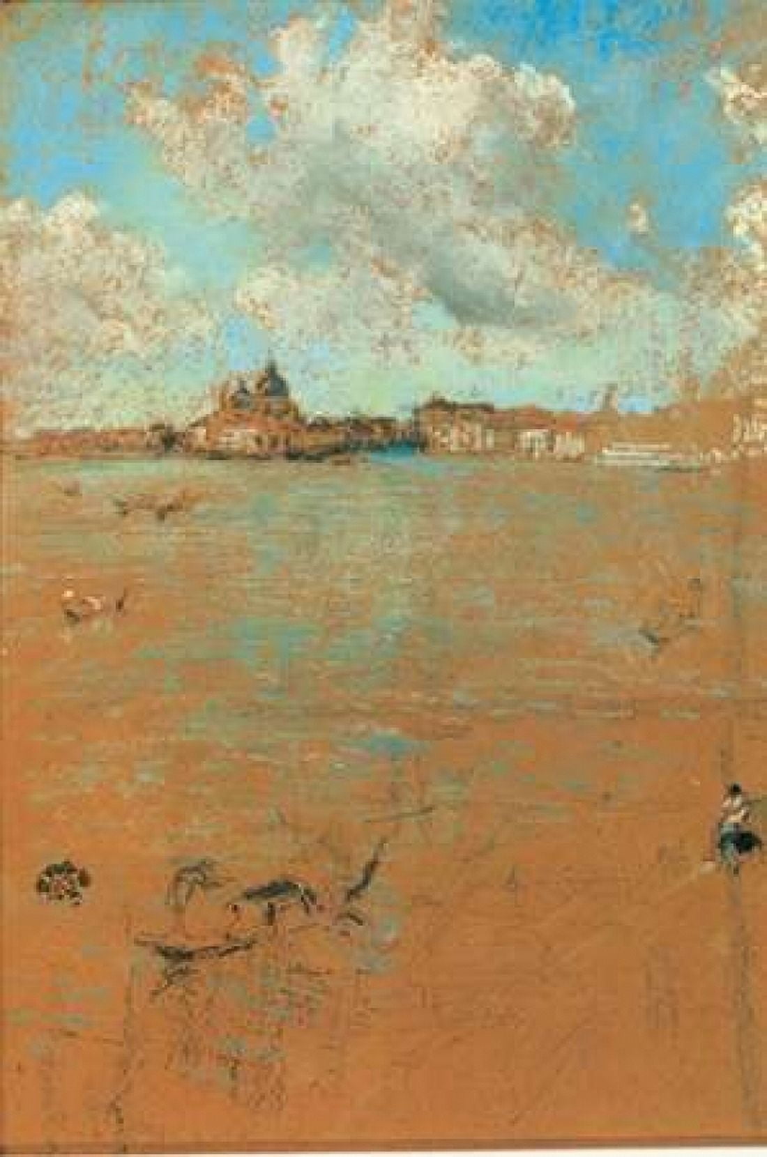 Venetian Scene 1880 Canvas Art - James McNeill Whistler (12 x 18)