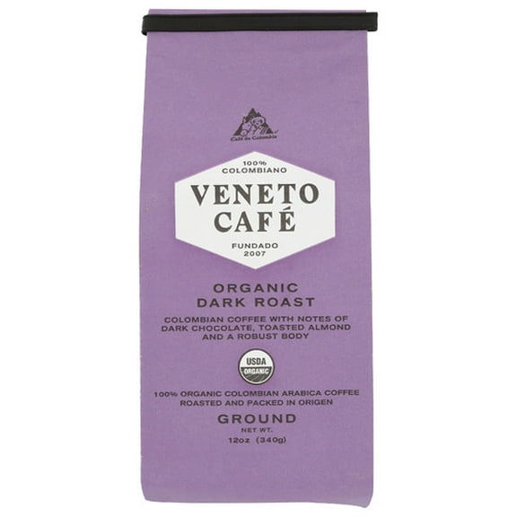 Veneto Cafe Ground Dark Roast Coffee 12 oz (Pack of 6)