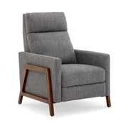Veneto Push Back Recliner in Performance Fabric - Ashen Gray