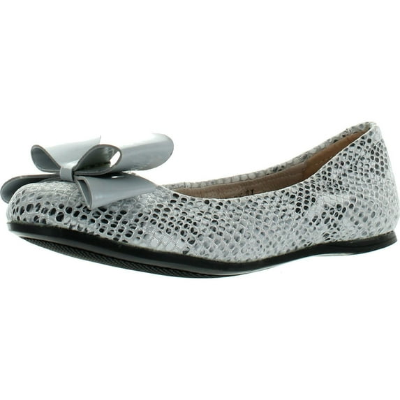 Venettini Girls 55-Jody Designer Snake Print Fashion Dress Flats Shoes