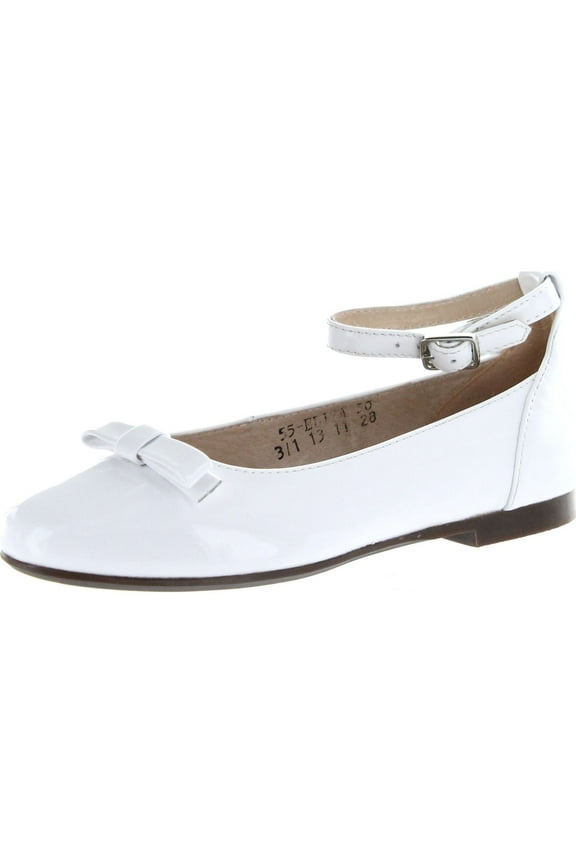 Girls Eliza Dress Flats with Ankle Strap