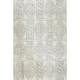 thumbnail image 1 of Venezia Collection Geometric Transitional 100 Percent Wool Hand Tufted Area Rug - Ivory & Grey - 5 ft. x 7 ft. 6 in., 1 of 1