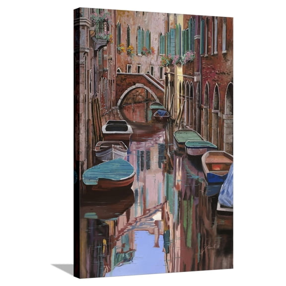 Art.com Venezia a Colori Stretched Canvas Print Wall Art by Guido Borelli, 24" x 36"