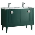 thumbnail image 1 of Venezian Collection - 48" Double Green Bathroom Vanity, - Chrome Handles.&nbsp;, 1 of 9