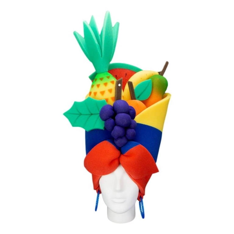 Custom Fruit Hat Made to Order Carmen Miranda Flower Diva Fruit Hat main image 3