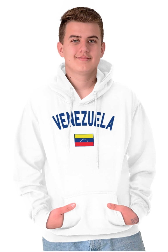Venezuela Country Flag Soccer Fan Hoodie Sweatshirt Women Men Brisco Brands L