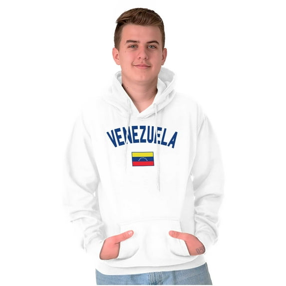 Venezuela Country Flag Soccer Fan Unisex Plus Fleece Graphic Hoodie Brisco Brands 2X