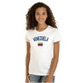 thumbnail image 1 of Venezuela Country Flag Soccer Fan Womens Slim Fit Graphic Tee Brisco Brands S, 1 of 5