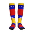 thumbnail image 1 of Venezuela Flag Compression Socks for Women Men Circulation Graduated Supports Socks for Running Athletic Sports, 1 of 8