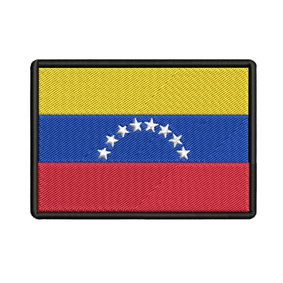 Venezuela Flag Embroidered Iron-on Patch