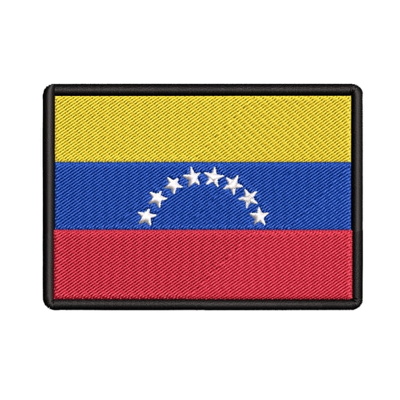 Venezuela Flag Embroidered Iron-on Patch