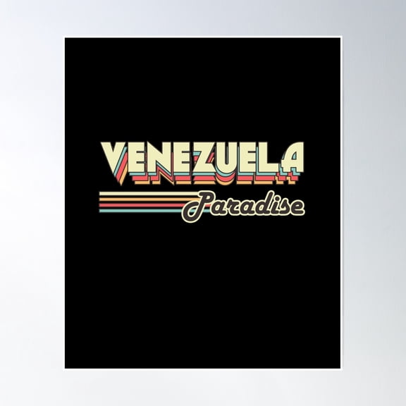 Venezuela Paradise Poster Wall Art, Modern Wall Decor, 12x18 UNFRAMED