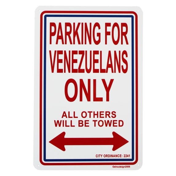 Venezuela Parking Sign