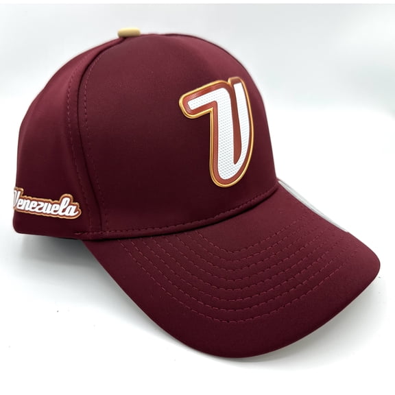 Venezuela Red Wine Cap – Stylish Baseball Hat with Venezuelan Flag, Adjustable Fit, Premium Sport Cap