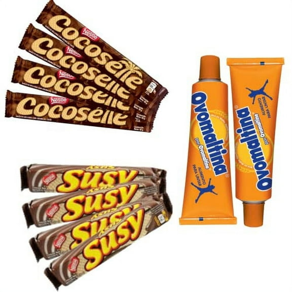 Venezuela Snacks Sweet Snacks and Candy Assorted (Cocosette, Susy, Ovomaltina)