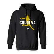 Venezuela Soccer Tribute 2024 – Air Cordova Inspired Unisex Hooded Sweatshirt (Black, Small)