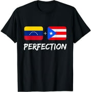 Venezuelan Plus Boricua Perfection Heritage Gift T-Shirt