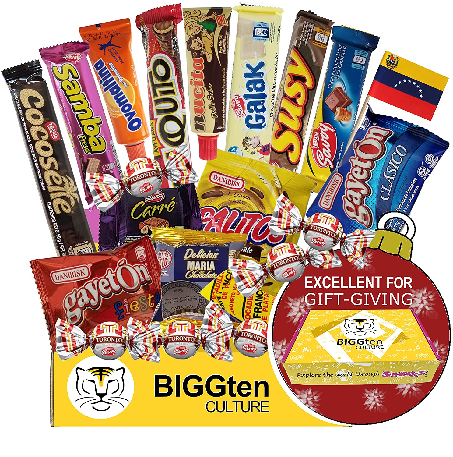 Venezuelan Sweet Gift Box International Snack And Candy Great